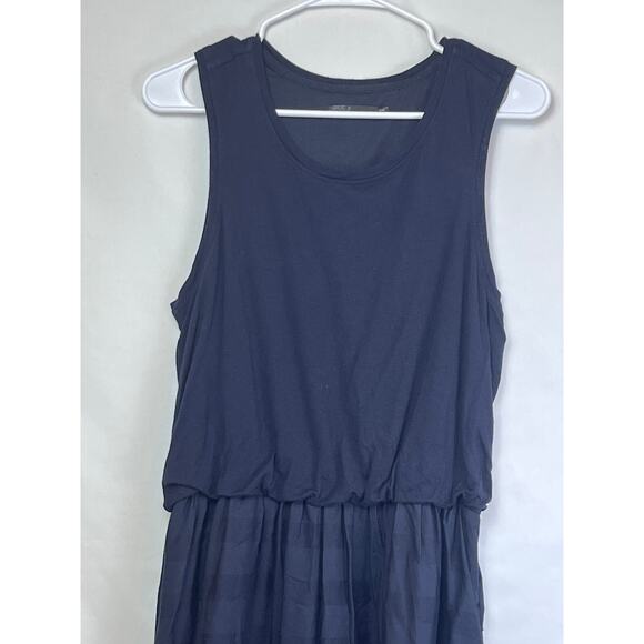 Prana Women's Size Med Black Pull On Midi Sleeveless Athleisure Summer Dress - Picture 7 of 10